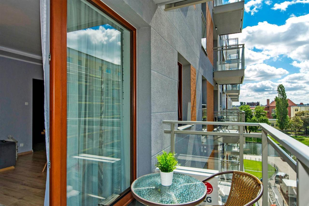 Stylish Apartment Oldtown Riverview Balcony Gdańsk Buitenkant foto